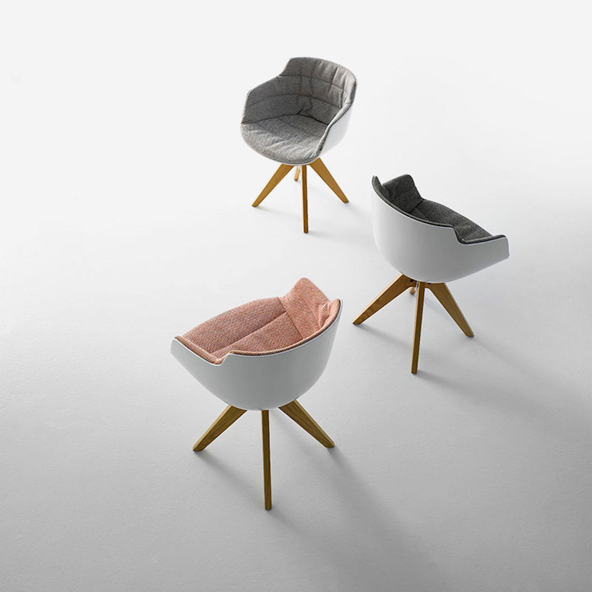 MDF Italia Customizable Flow Slim Chair by Jean Marie Massaud For Sale 9