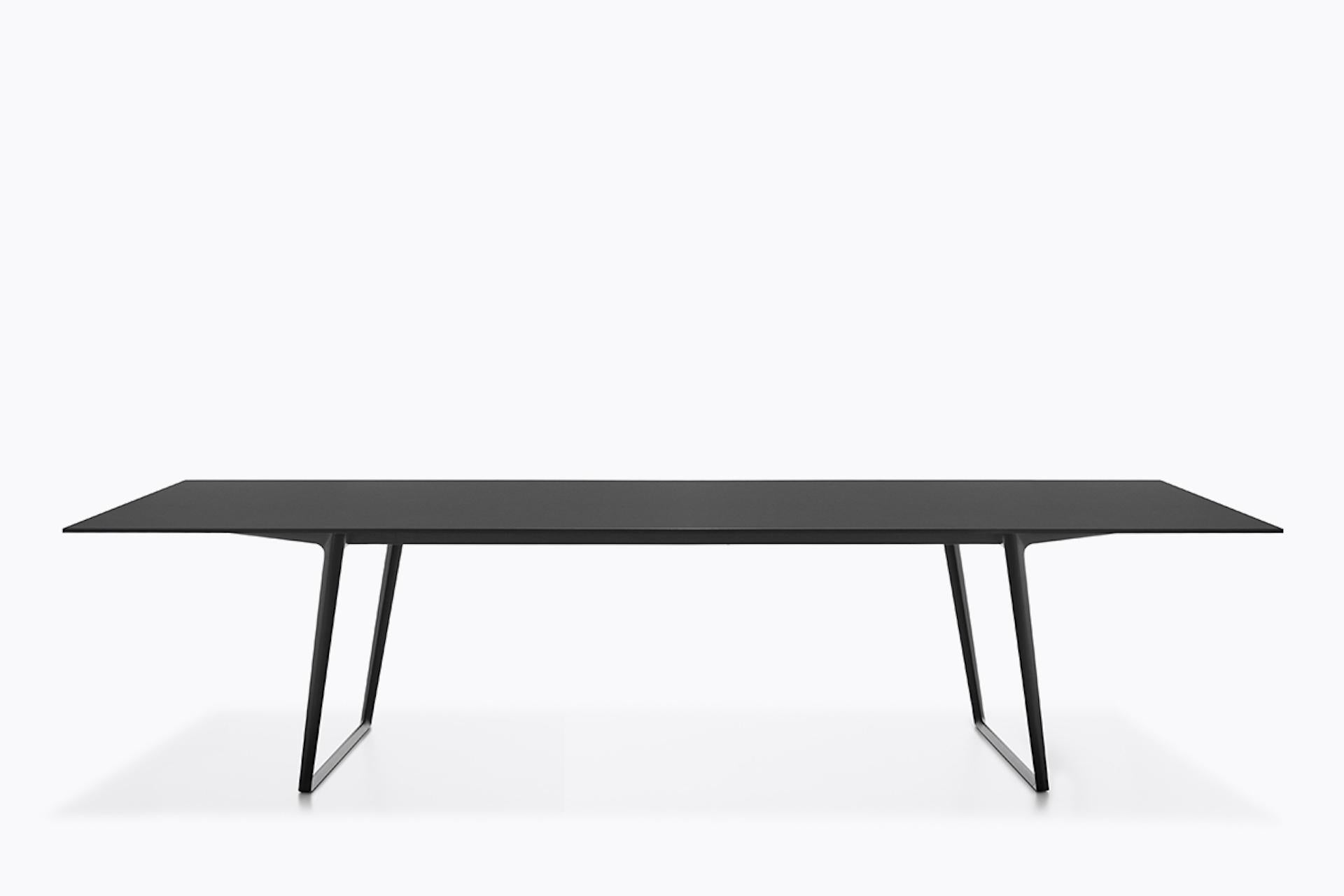 Aluminum MDF Italia Customizable Indoor or Outdoor Axy Table by Claudio Bellini For Sale
