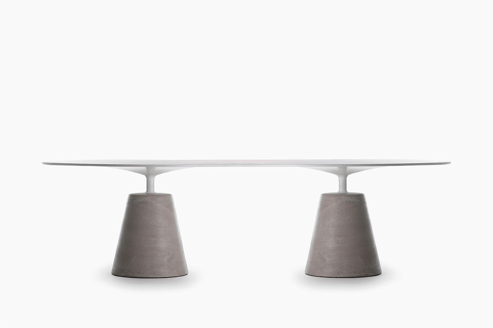 MDF Italia Customizable Indoor or Outdoor ROCK TABLE MAXI by Jean Marie Massaud For Sale 8