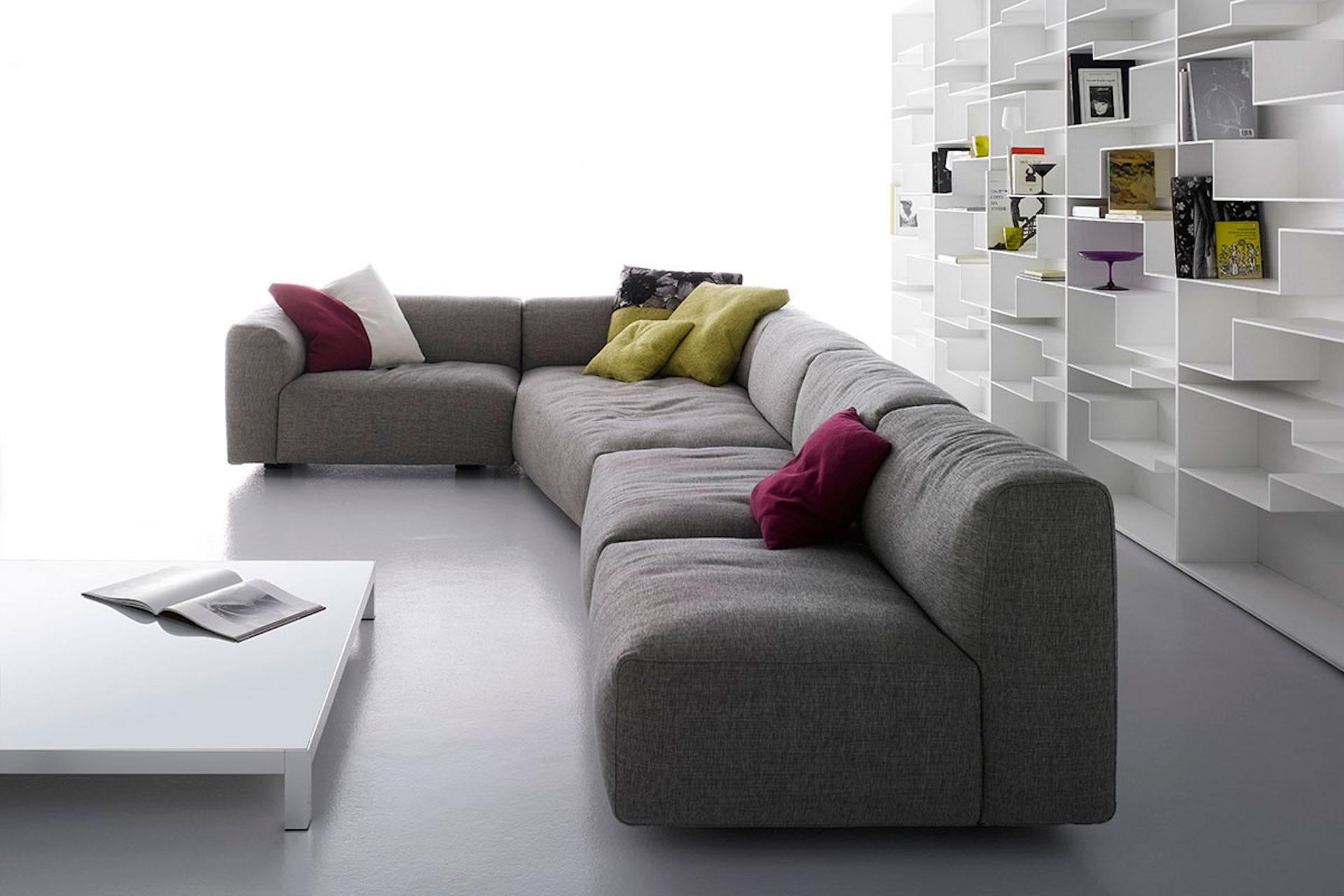 Contemporary MDF Italia Customizable Mate Sofa by Robin Rizzini For Sale