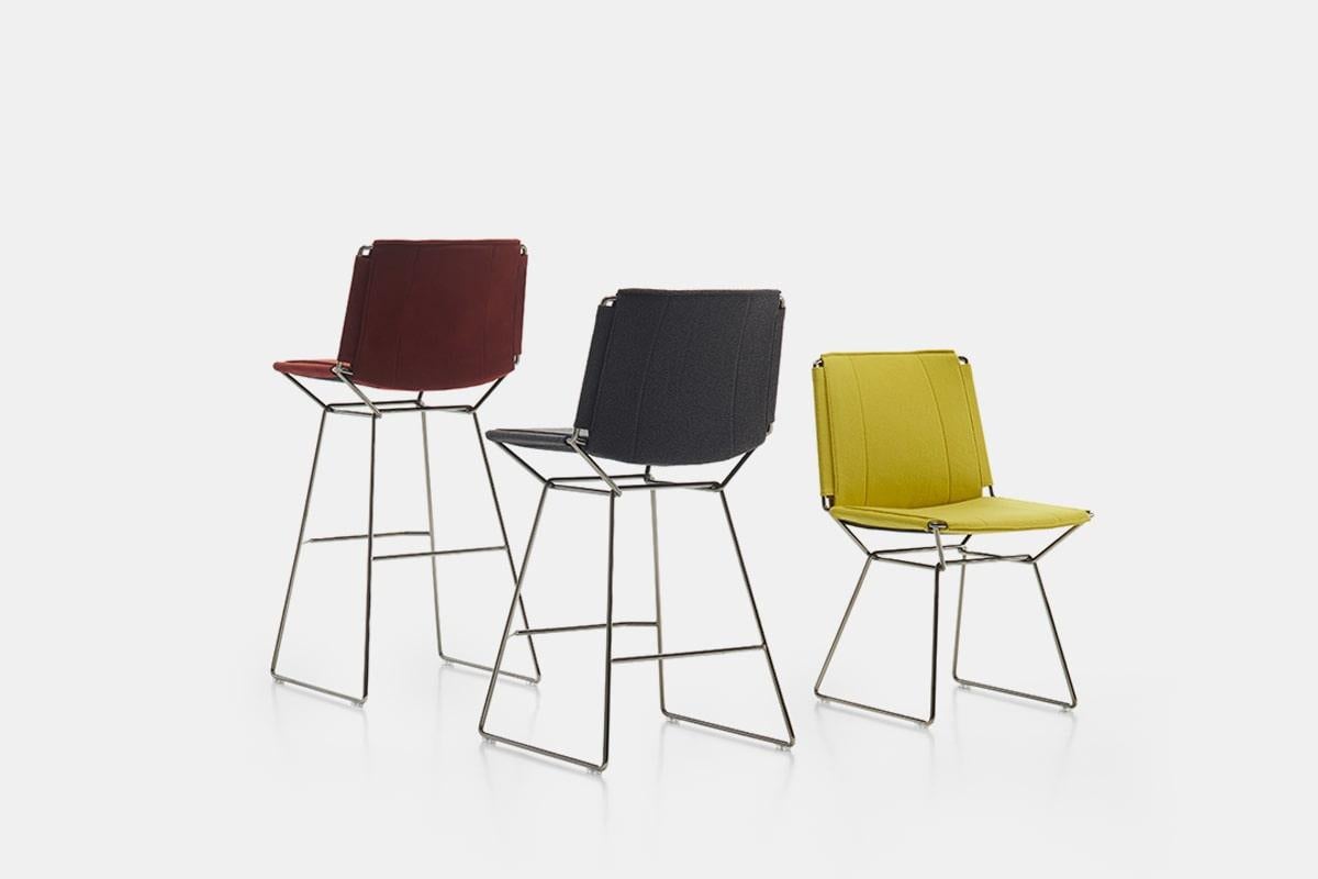 MDF Italia Customizable Neil Textile Chair by Jean Marie Massaud For Sale 3