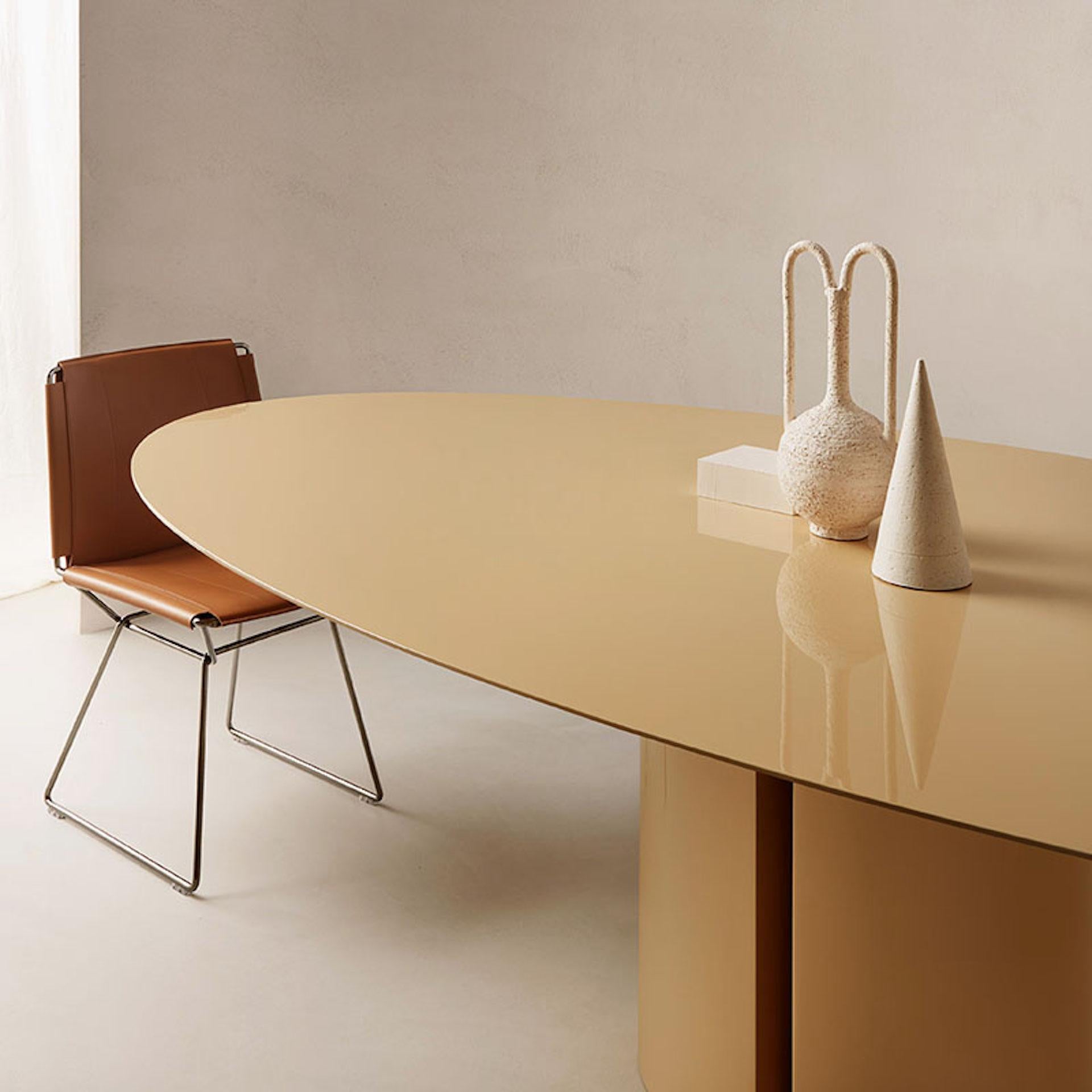 Contemporary MDF Italia Customizable  NVL Table by Jean Nouvel For Sale