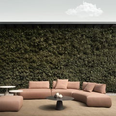 MDF Italia Customizable Set of Two Rock Mini coffee tables by Jean Marie Massaud