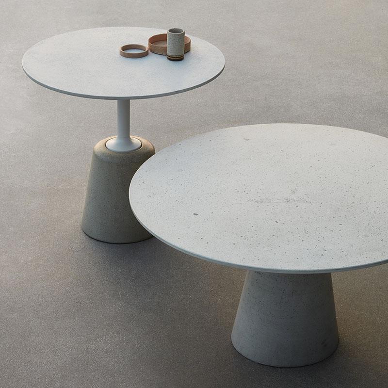 Contemporary MDF Italia Customizable Set of Two Rock Mini coffee tables by Jean Marie Massaud For Sale