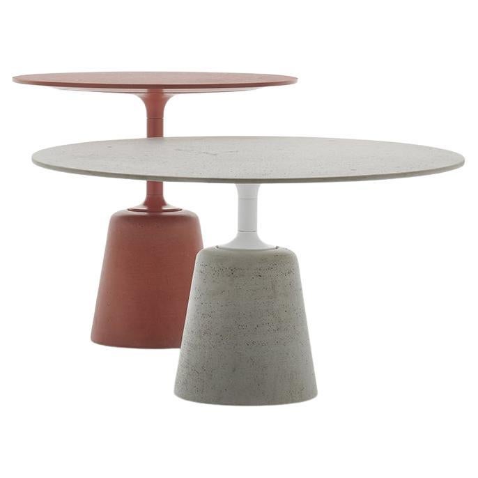 MDF Italia Customizable Set of Two Rock Mini coffee tables by Jean Marie Massaud For Sale