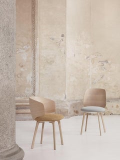 MDF Italia Customizable Universal Chair with Oak Base by Jean Marie Massaud