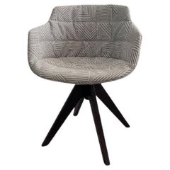 MDF Italia Flow 4-Legged Swivel Armchair by Jean Marie Massaud