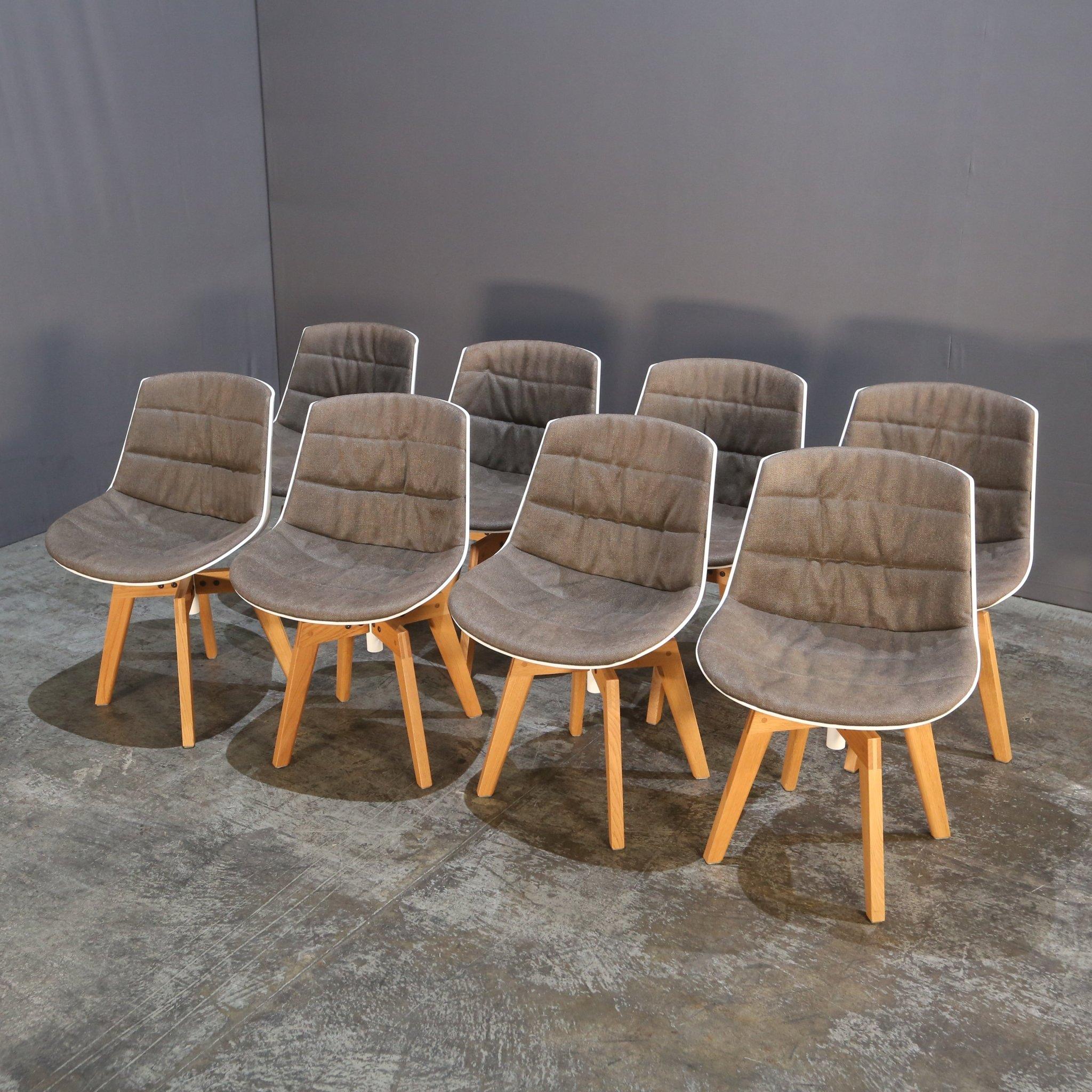 MDF Italia Flow Chair von Jean-Marie Massaud, Siebener-Set (Stoff) im Angebot