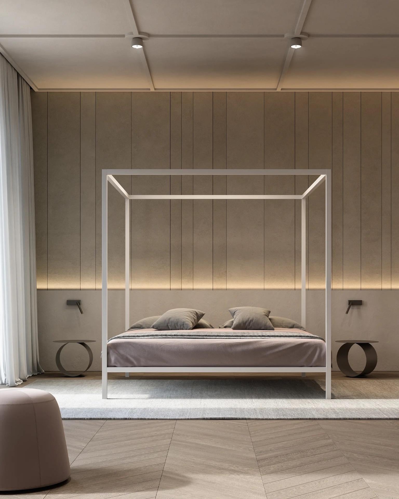 XXIe siècle et contemporain MDF Italia METODO Table basse ou de chevet ronde par Leonardo Talarico en vente