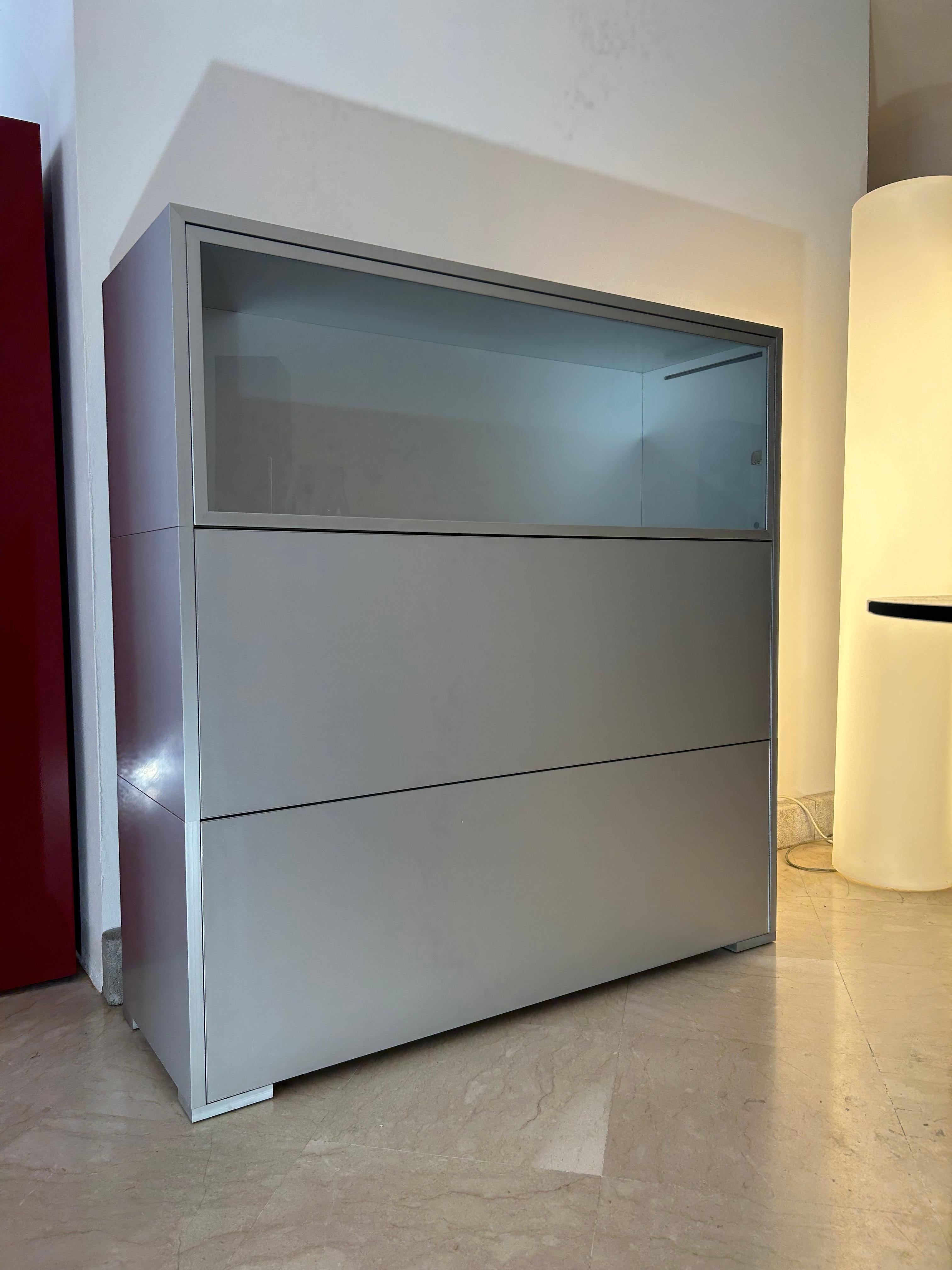 MDF Italia New Case Sideboard - Designed by Bettoni & Fattorini

An iconic sideboard that combines formal rigor, premium materials, and timeless Italian design. The New Case by MDF Italia is composed of modular elements with overlapping aluminum
