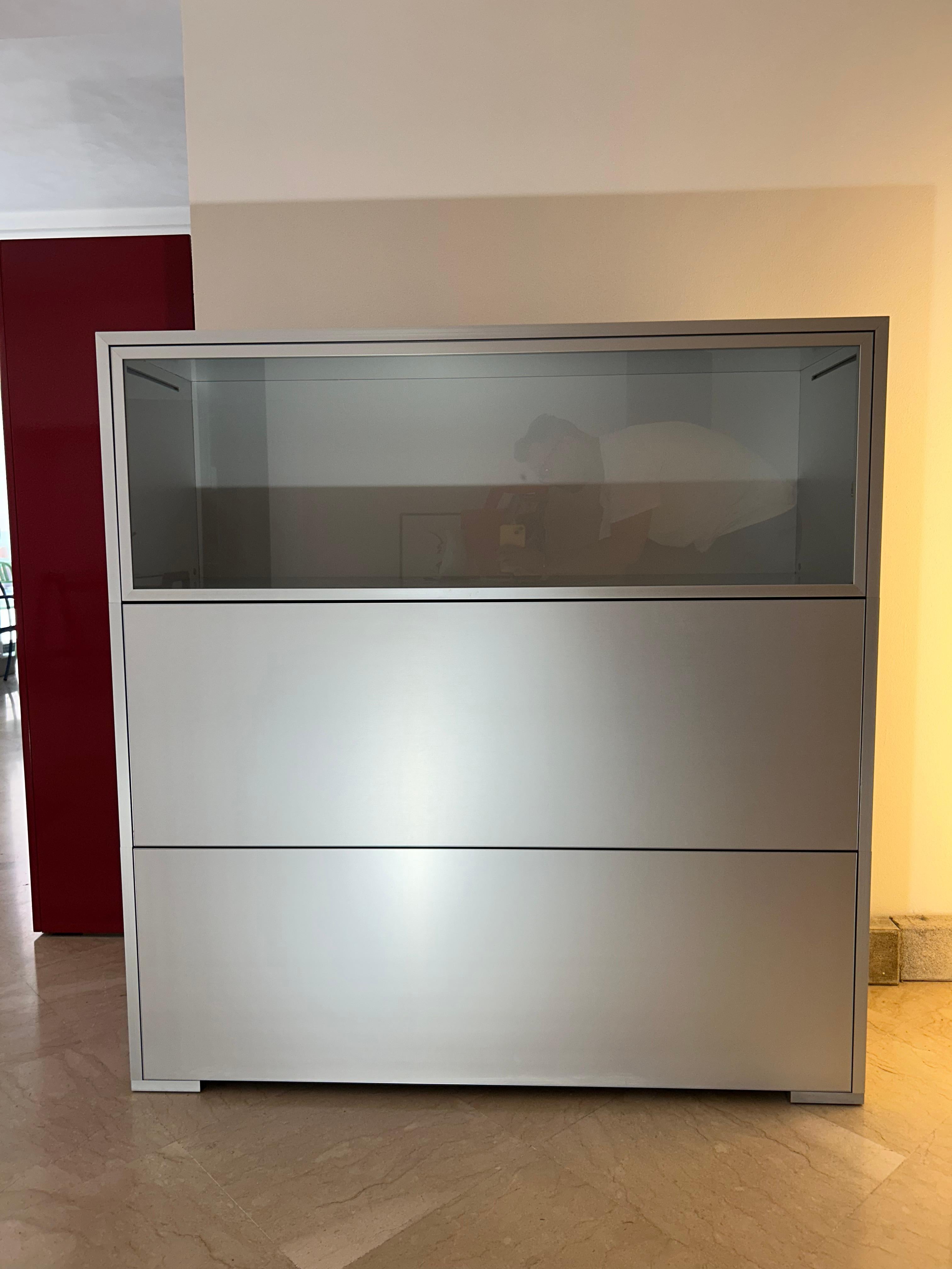 MDF Italia New Case Sideboard - Design Bettoni & Fattorini In Excellent Condition For Sale In Alcamo, IT