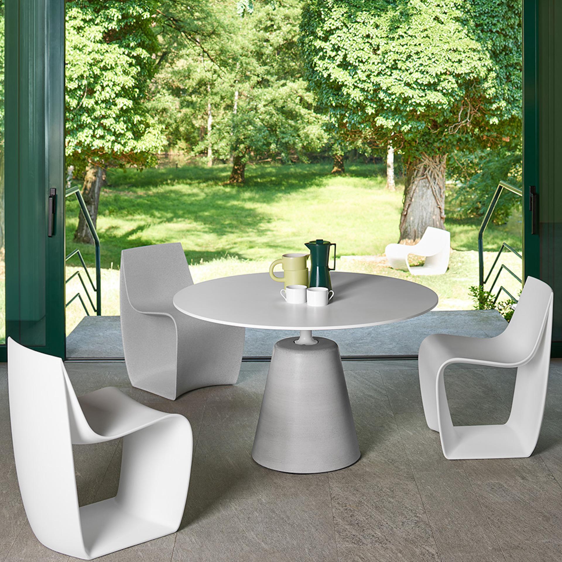 MDF Italia Outdoor or Indoor SIGN MATT chair by Piergiorgio Cazzaniga For Sale 3