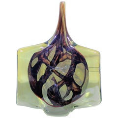 Vintage Mdina Art Glass Vase