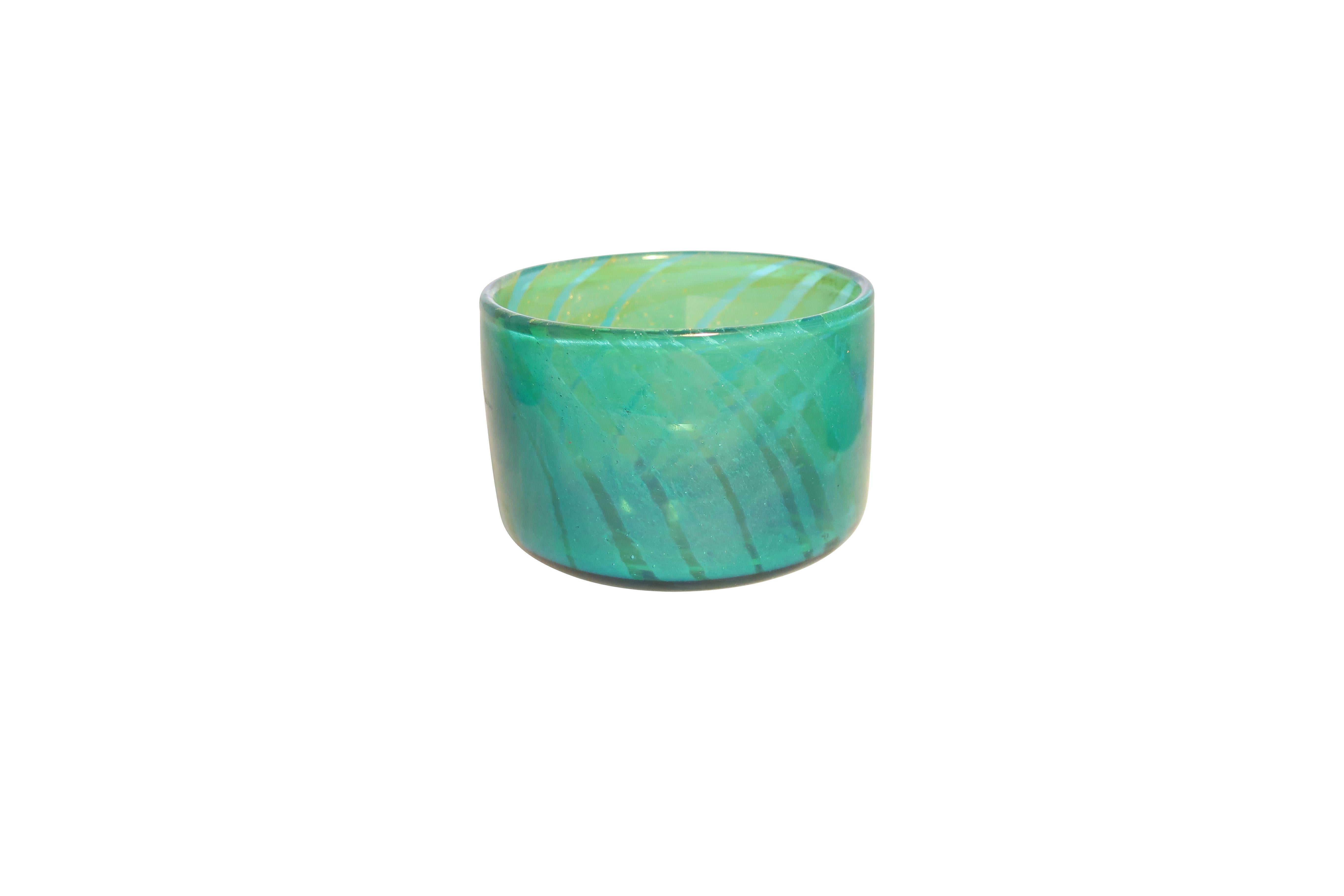 Jarrones y cuenco de Mdina Glass de Malta, hacia 1960 Maltés en venta