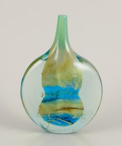 Mdina, Malta. Unique art glass vase. Approx. 1970