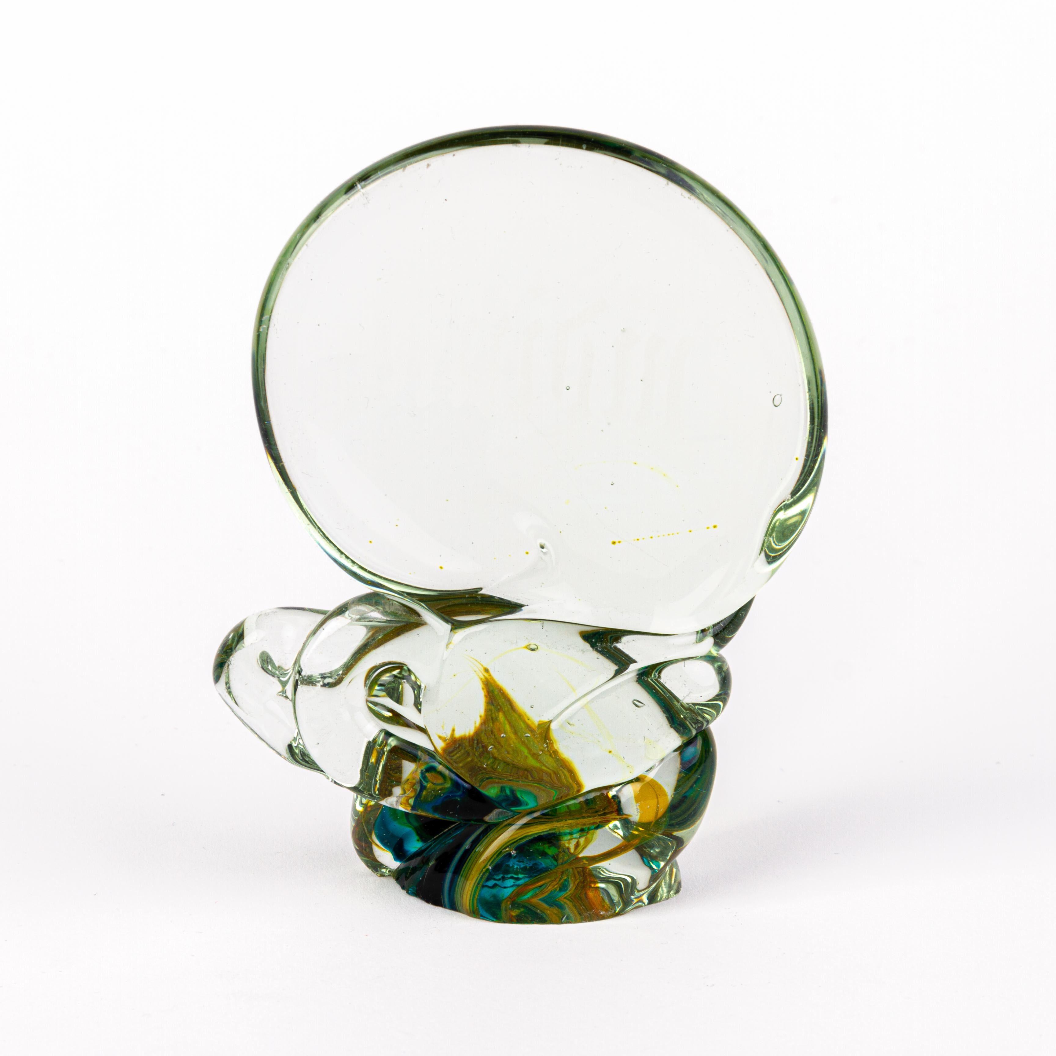 Mdina Maltese Designer Glass Paperweight   In Good Condition For Sale In Nottingham, GB