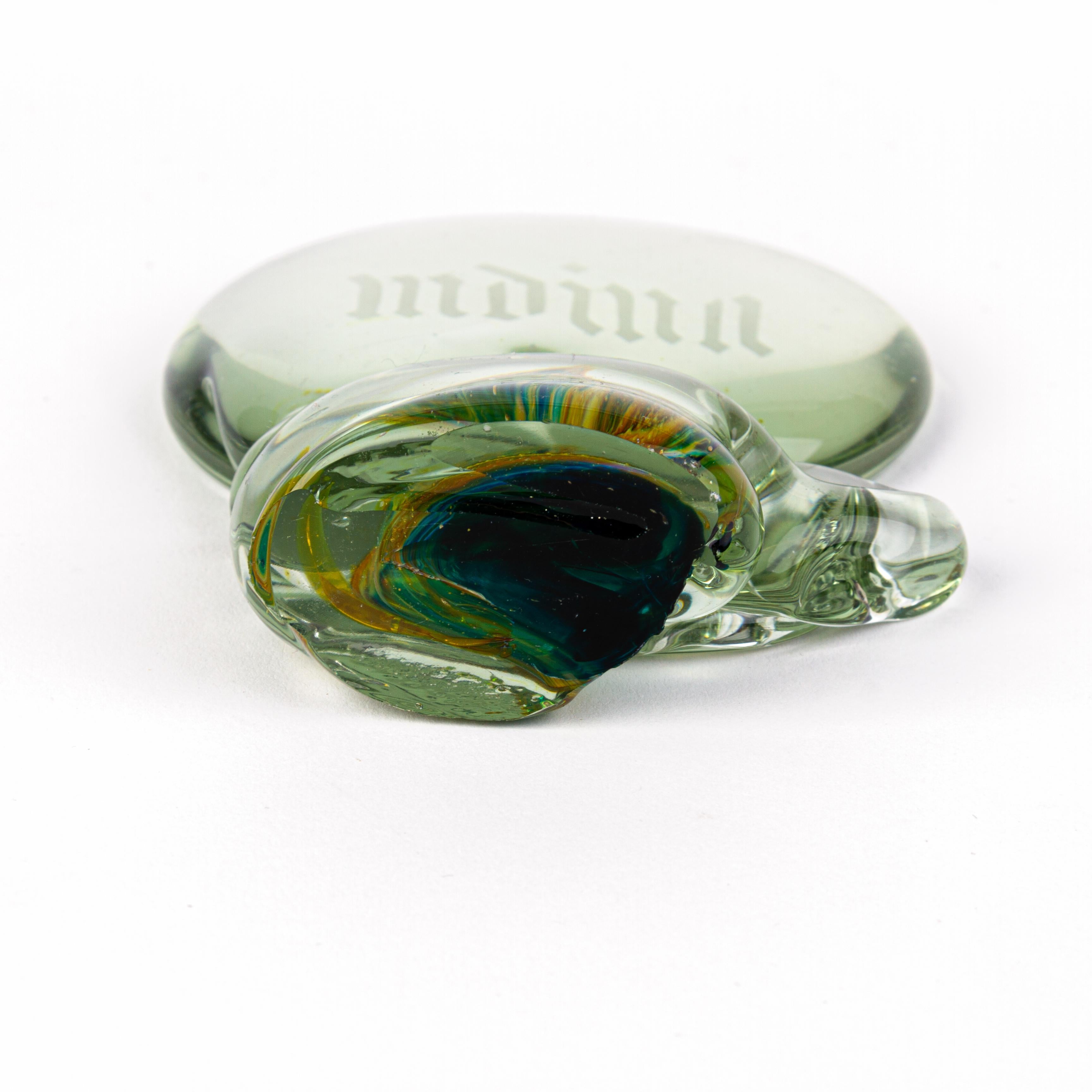 Mdina Maltese Designer Glass Paperweight   For Sale 1
