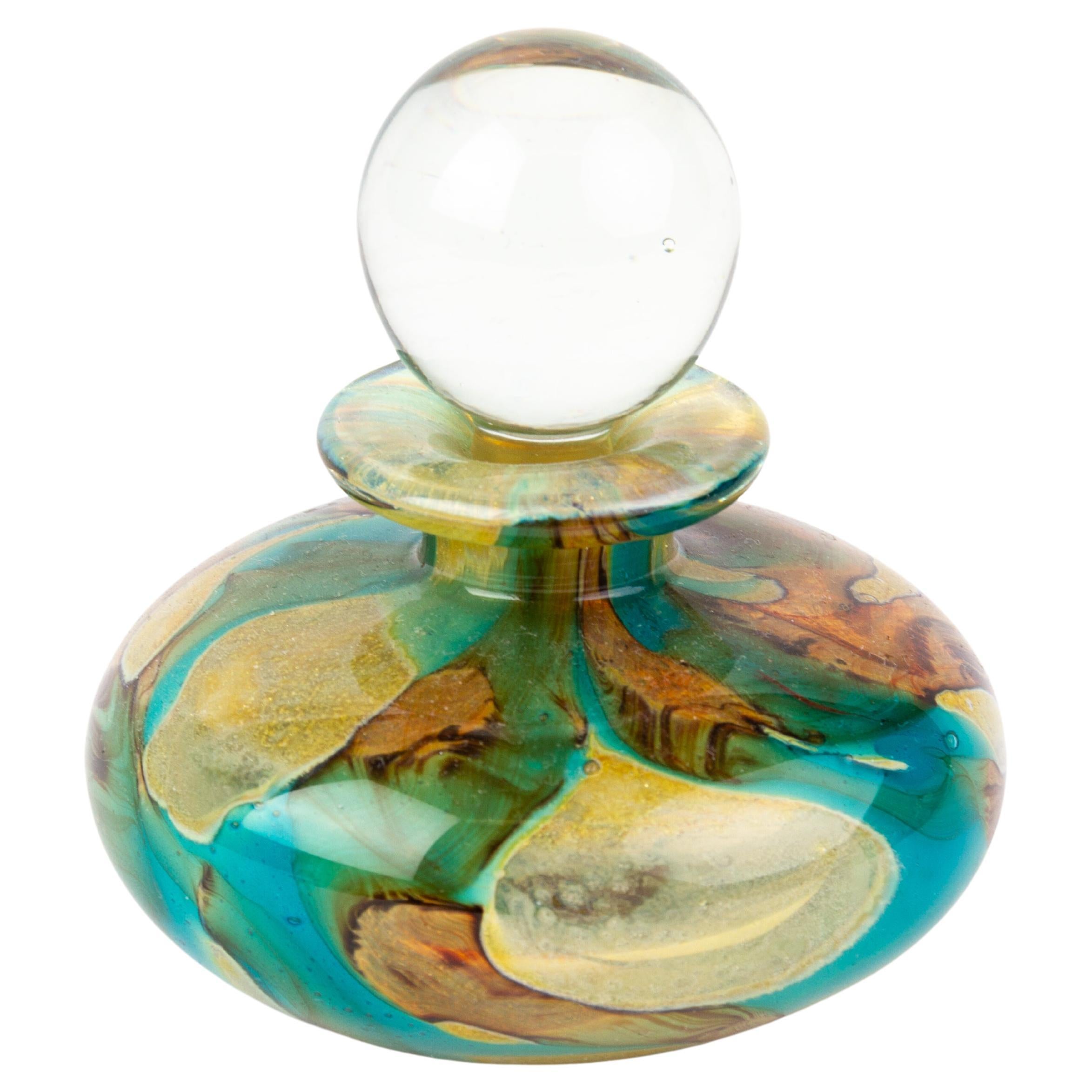 Mdina Maltese Designer Glass Perfume Bottle For Sale