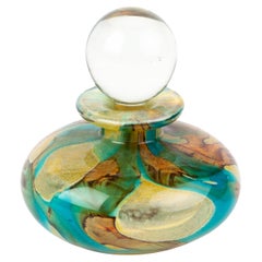 Vintage Mdina Maltese Designer Glass Perfume Bottle