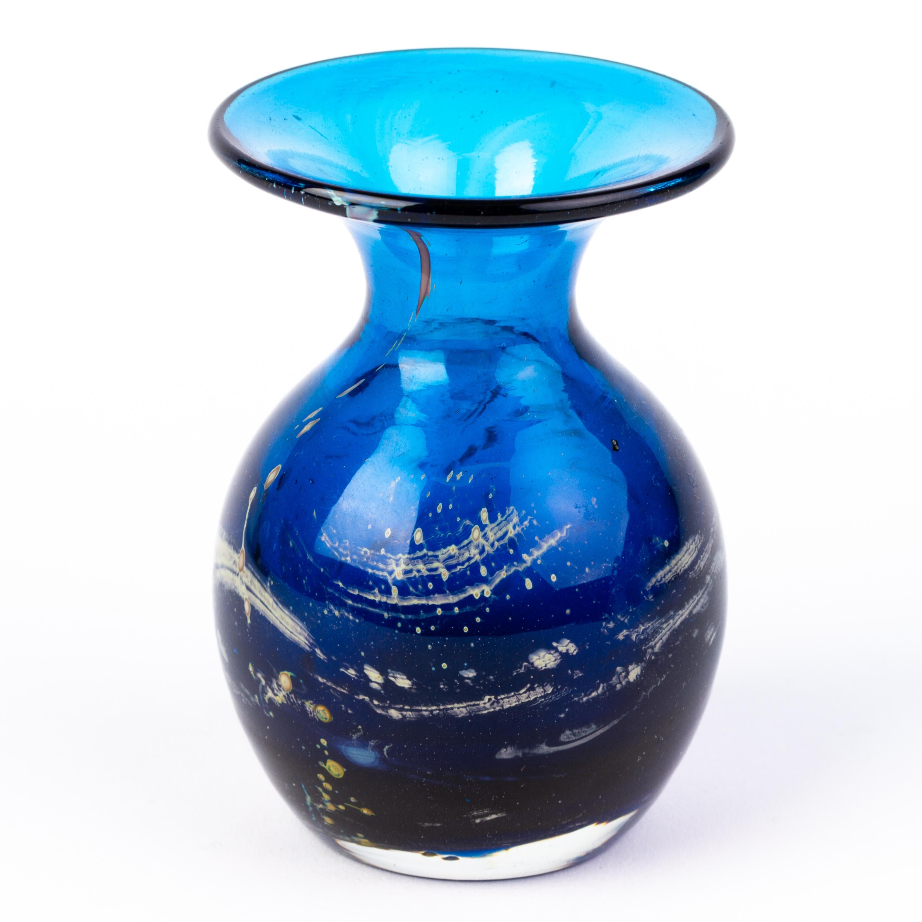 Mdina Maltese Glass Designer Vase In Good Condition For Sale In Nottingham, GB