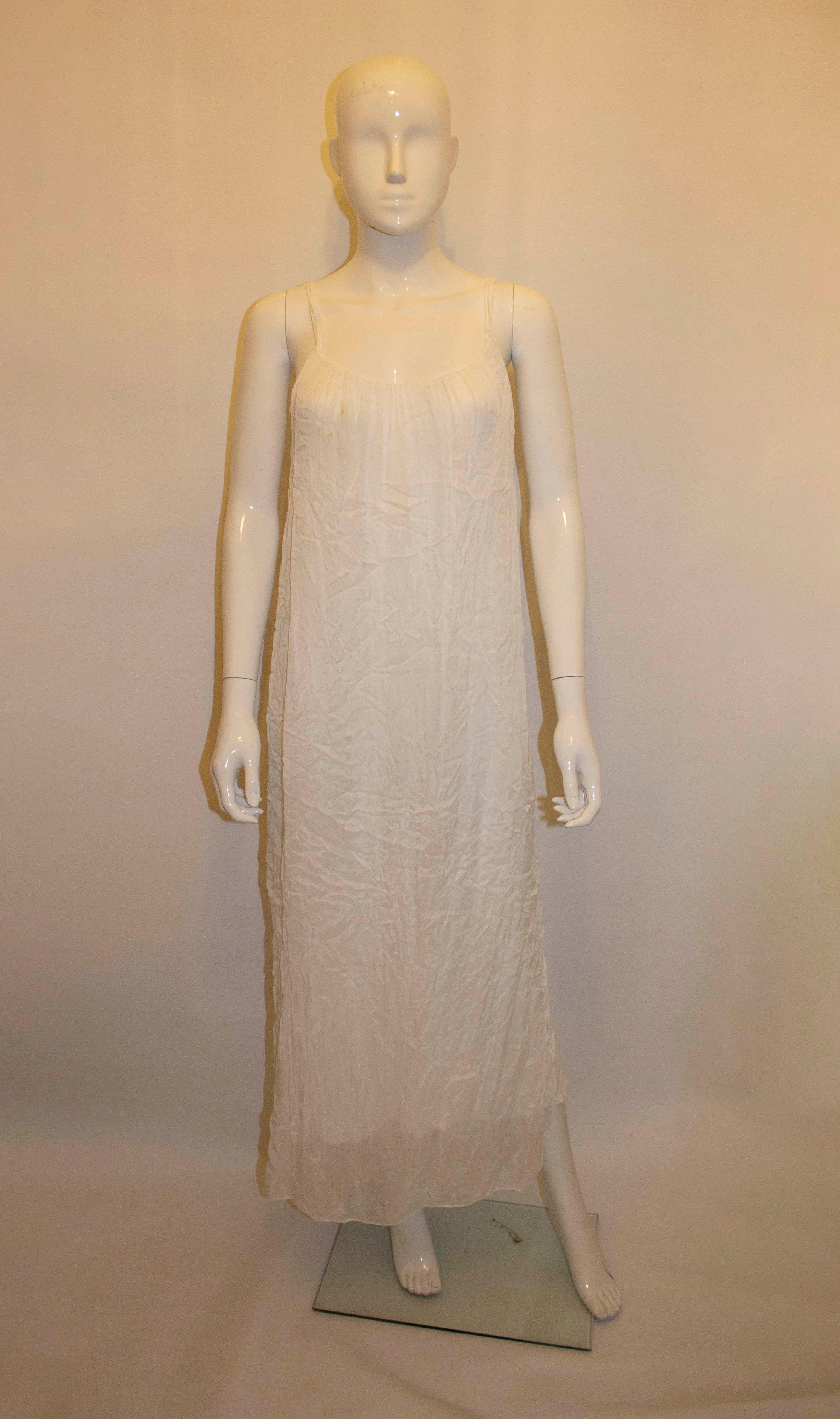 Women's Me and Dee White Italian Floaty Dress For Sale