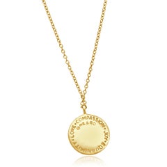 Me & Ro 10 Karat Yellow Gold Diamond Four Immeasurable Necklace