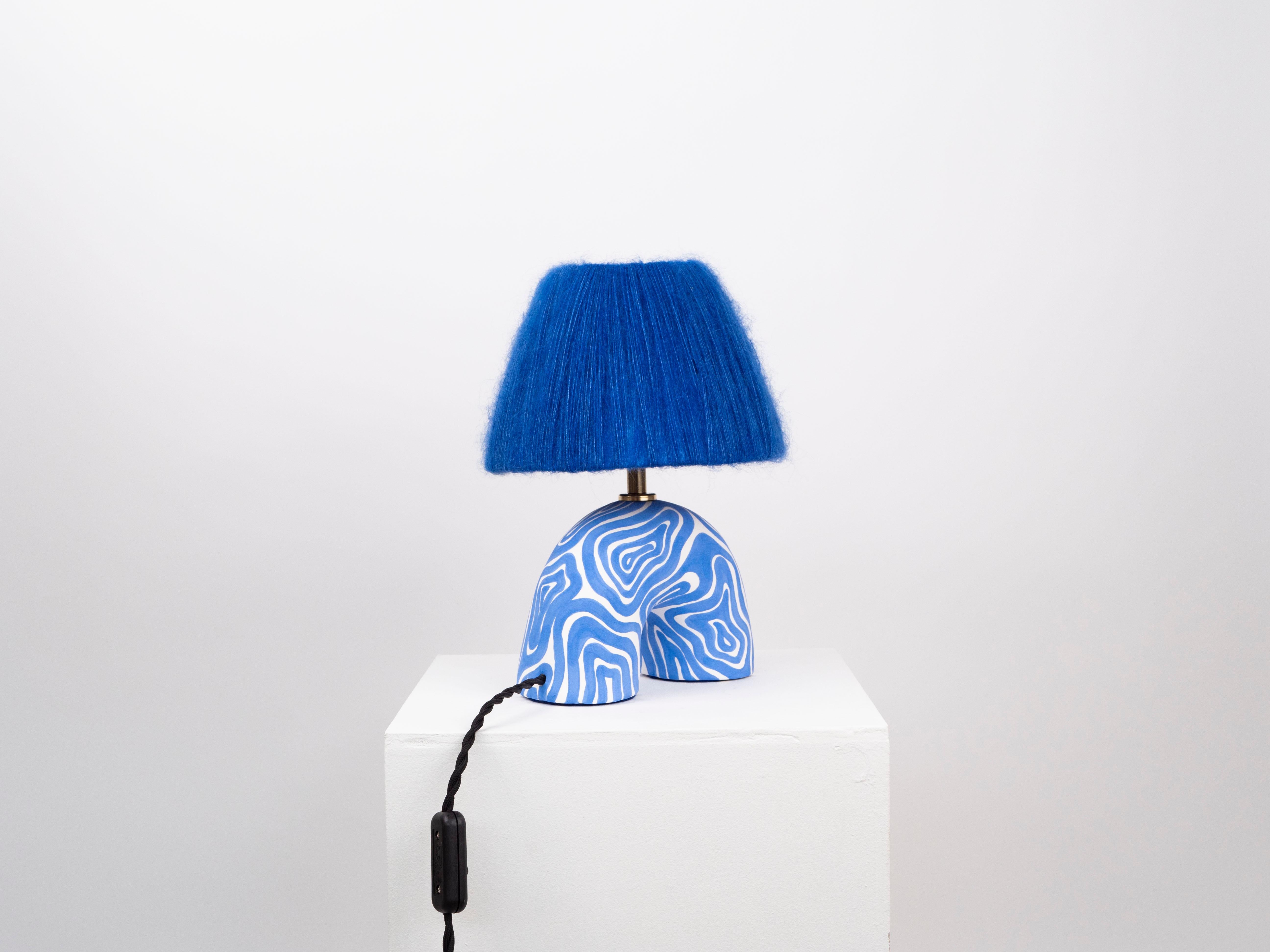 blue wave lamp
