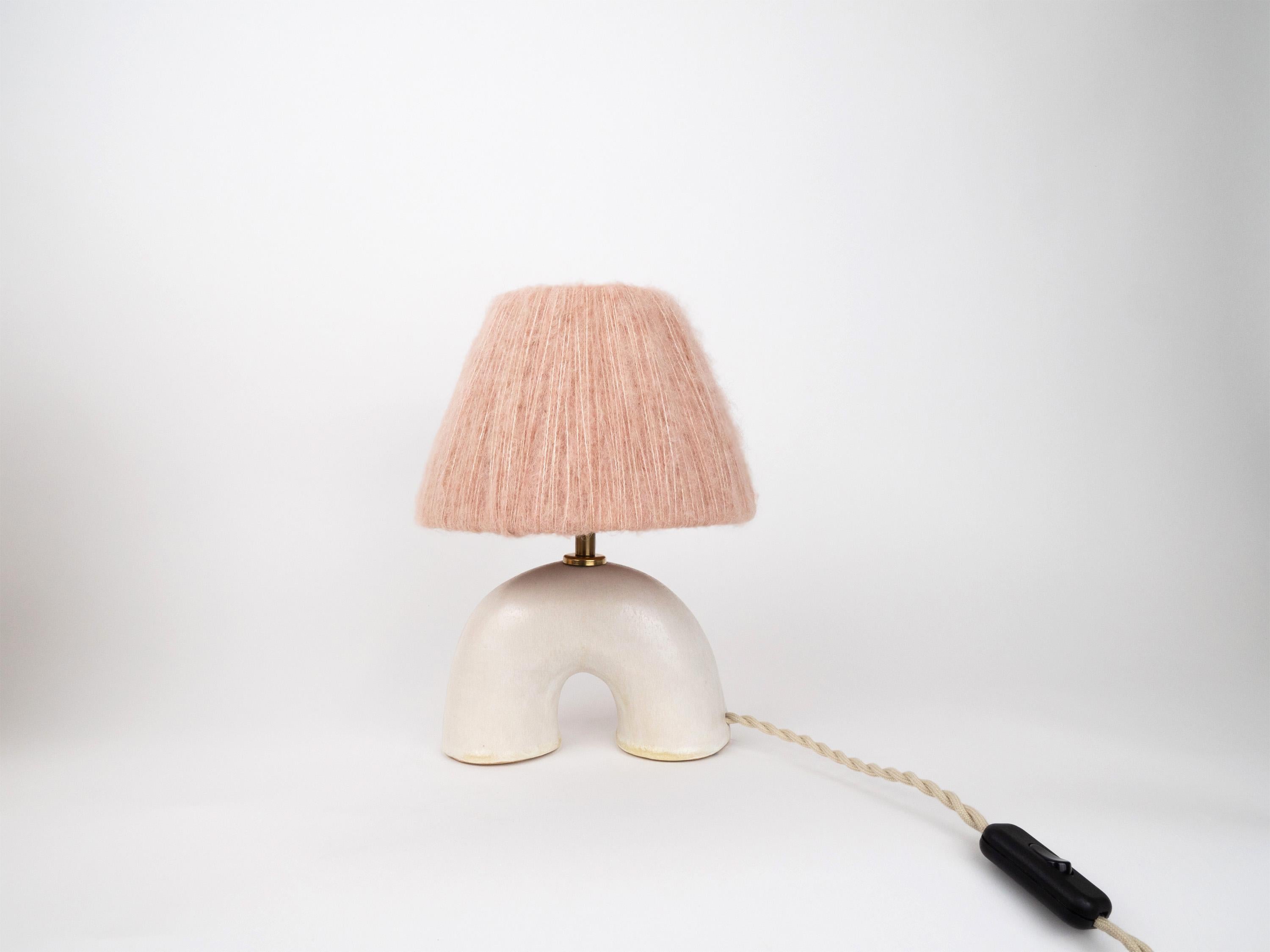 English 'Me' Table Lamp - Satin White For Sale