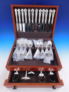 Meadow by Gorham Sterling Silver Flatware Set for 12 Service 65 pieces Dinner