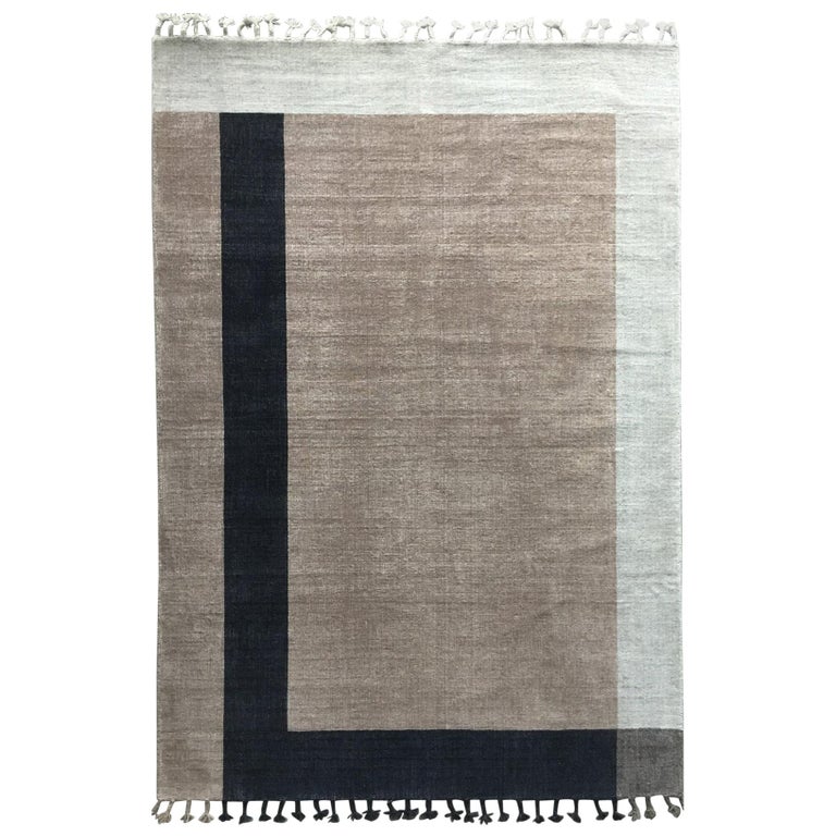 Neutral Flat Weave Wool Rug, Flat Weave Wool Rugs