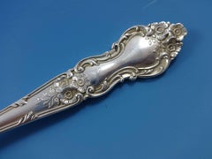 Meadow Rose by Wallace Sterling Silver Flatware Set Service 24 Pcs New