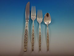 Meadow Song by Towle Sterling Silver Flatware Set 8 Service 48 Pcs