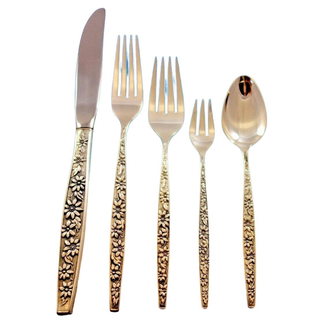 Meadow Song by Towle Set di posate in argento Sterling 8 Servizio 48 Pezzi