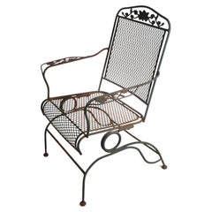 Retro Meadowcraft Dogwood Garden Patio Poolside Spring Seat Lounge Chair