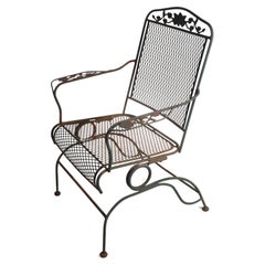 Fauteuil de jardin de patio ou de patio Meadowcraft avec assise à printemps