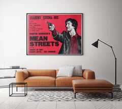 Mean Streets 1973 Academy Cinema UK Quad Film Poster, Peter Strausfeld
