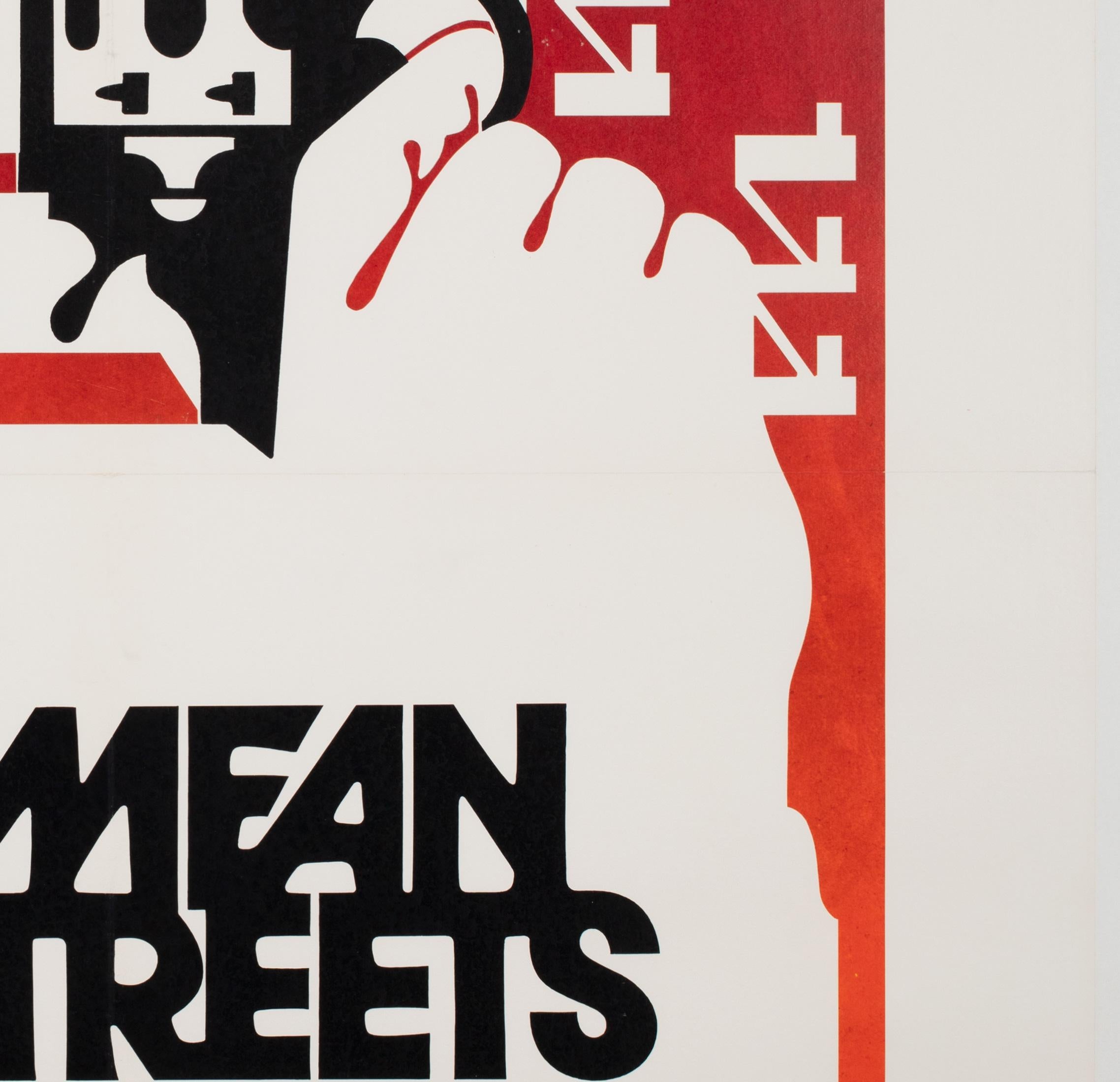 20th Century Mean Streets Original American Film Movie Poster, 1973