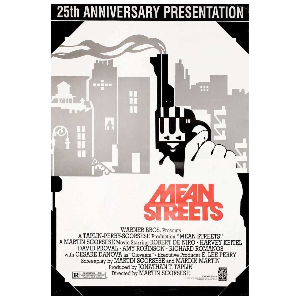 Mean Streets R1998 U.S. One Sheet Film Poster For Sale