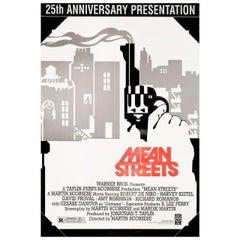 Retro Mean Streets R1998 U.S. One Sheet Film Poster