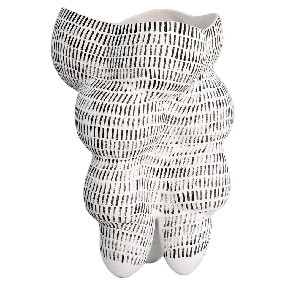 Bright Red Ceramic Sculpture, Hand Built, Six Soft Rectangles on Angled ...