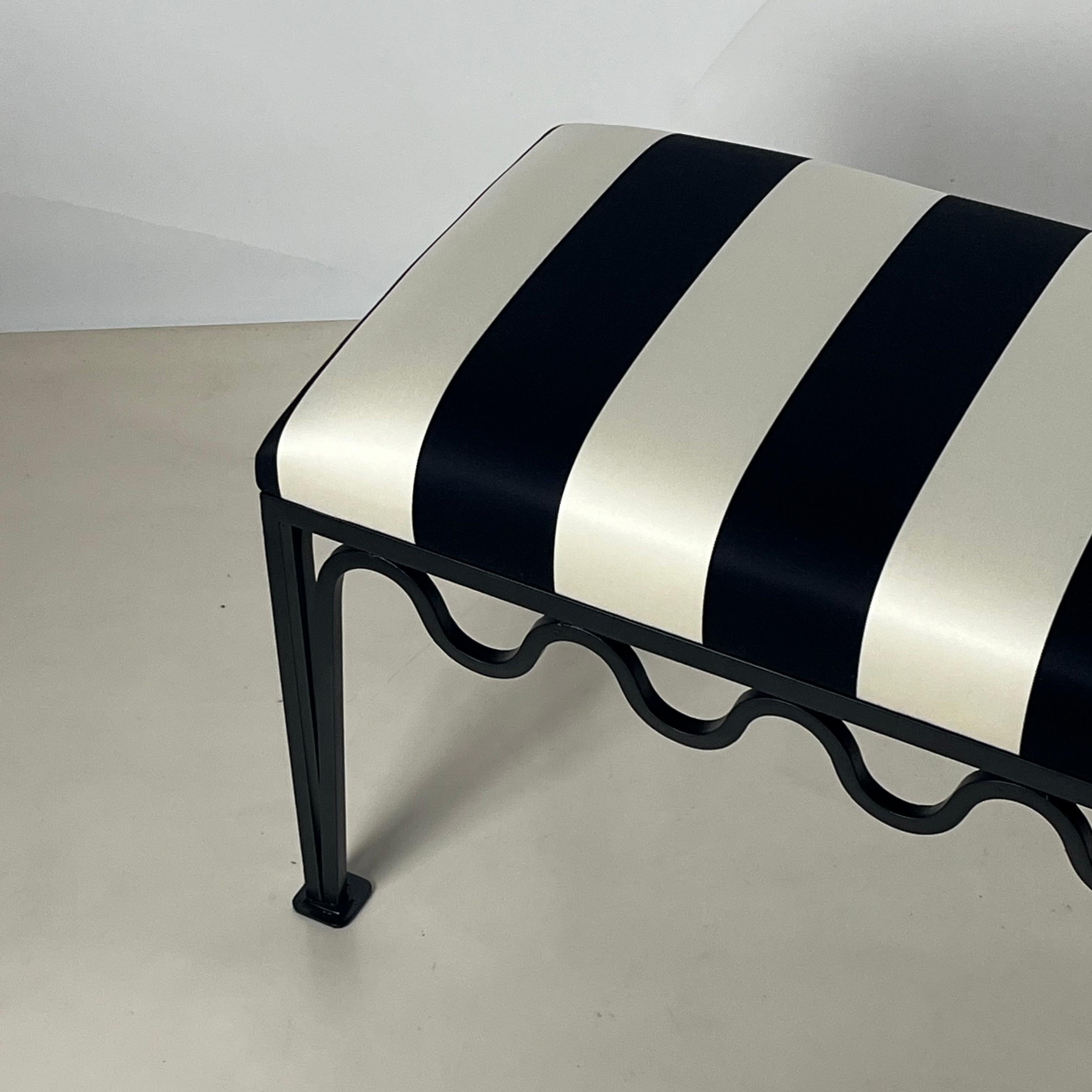 Contemporary Narrow 'Méandre' Bench by Design Frères, in COM For Sale