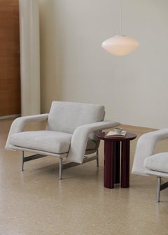 Meantime AV29 Lounge Chair, Kvadrat Ecriture 0210, by Anderssen & Voll for &T