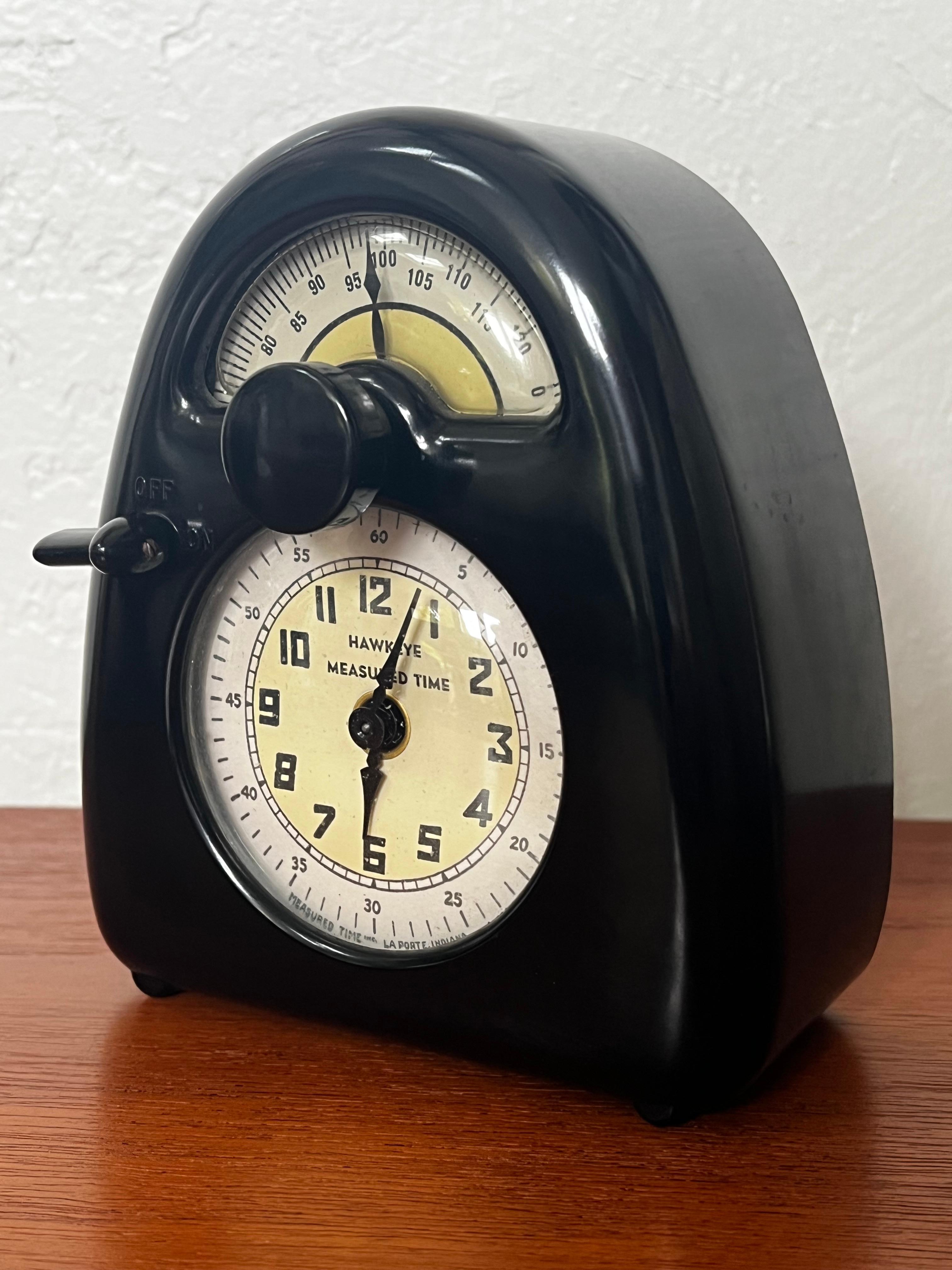 Metal Measured Time Clock by Isamu Noguchi For Sale