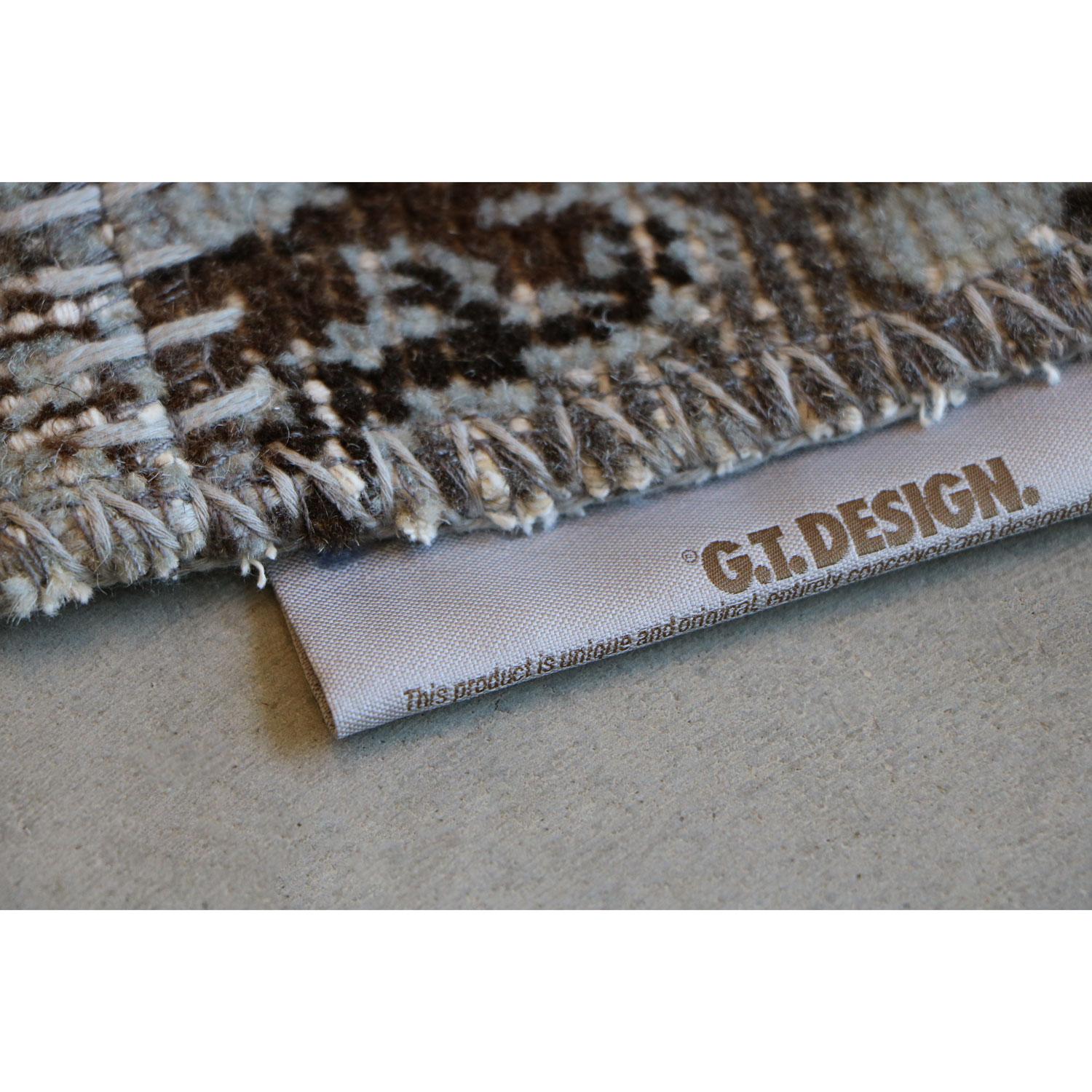 Modern 21st Century Vintage Round Patchwork Wool Cotton Rug by Deanna Comellini Ø300cm For Sale