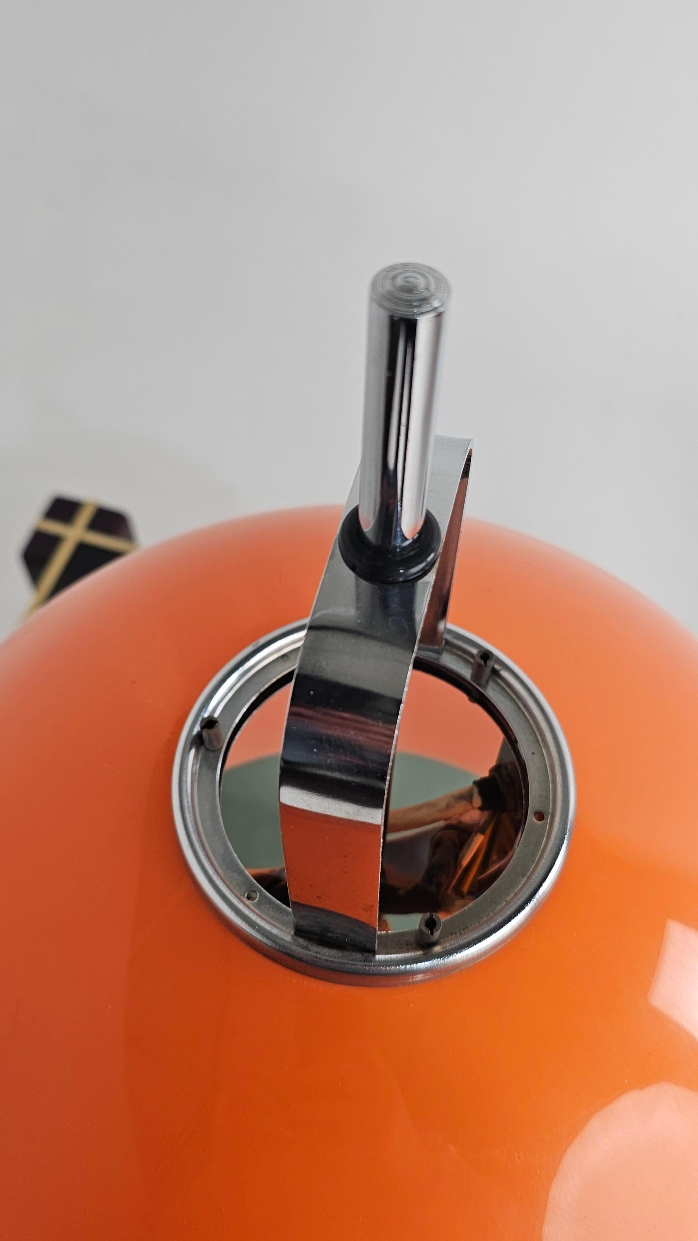 Chrome Meblo Guzzini Model Lucerna Table Lamp For Sale
