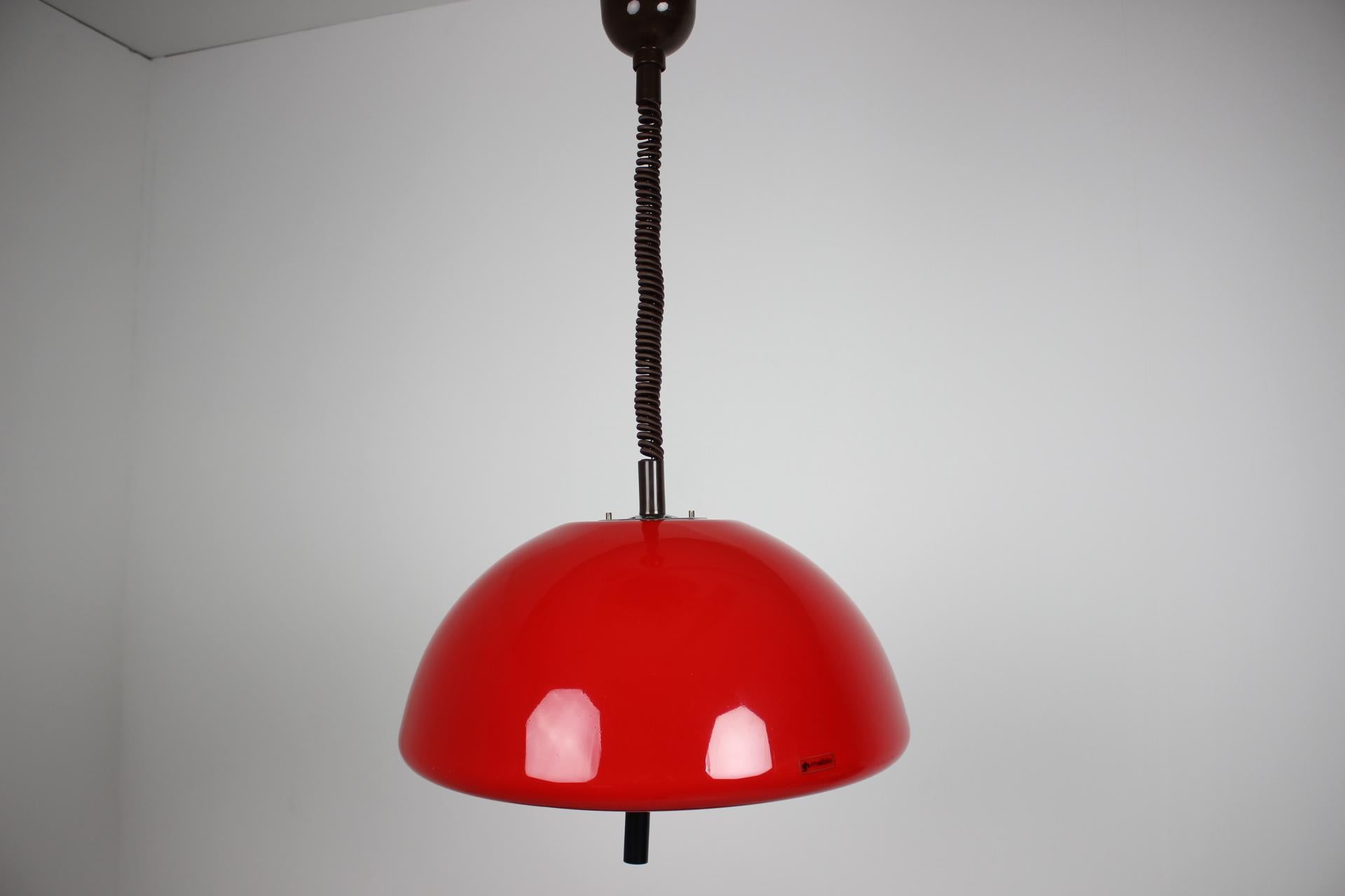 Late 20th Century Meblo Pendant by Harvey Guzzini, 1970s For Sale