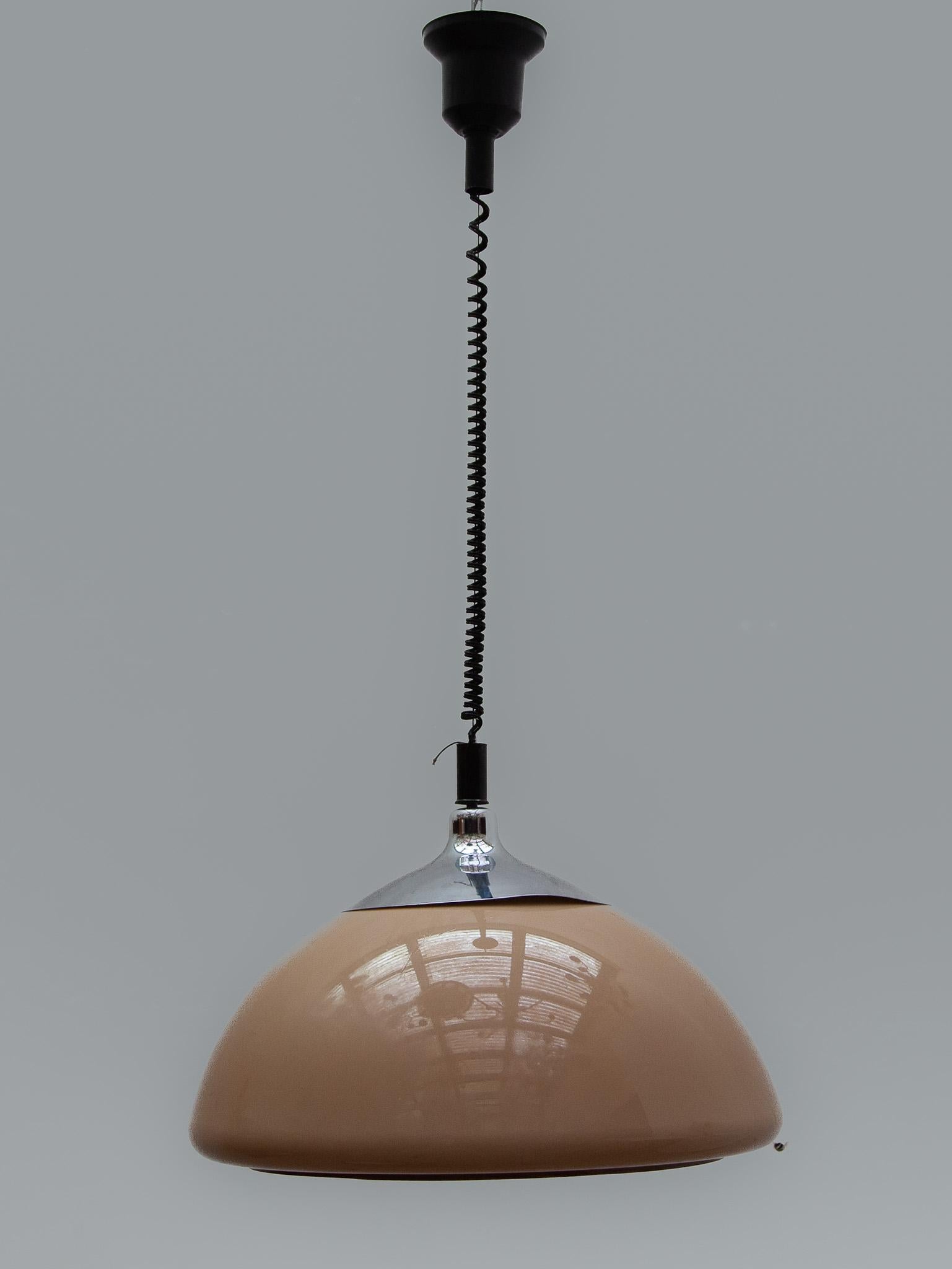 Acrylic Meblo Pendant designed by Harvey Guzzini, 1970s