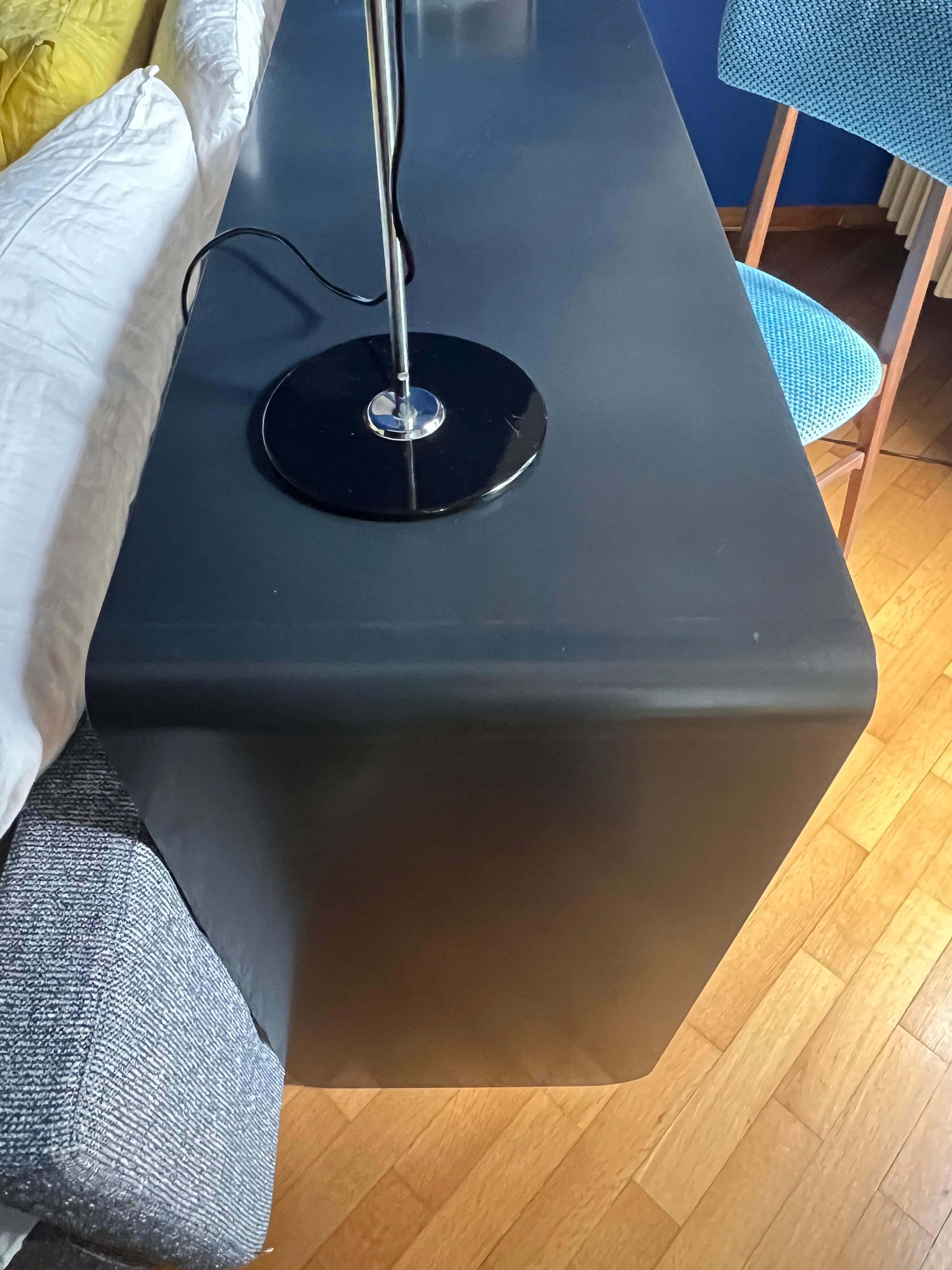 Contemporary Meccano Metal Desk - Headboard, Collectible Italian Furniture, Spinzi Milano For Sale