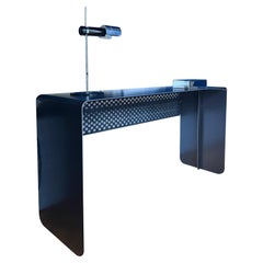 Escritorio metálico Meccano - Cabecero, Mueble italiano de colección, Spinzi Milano