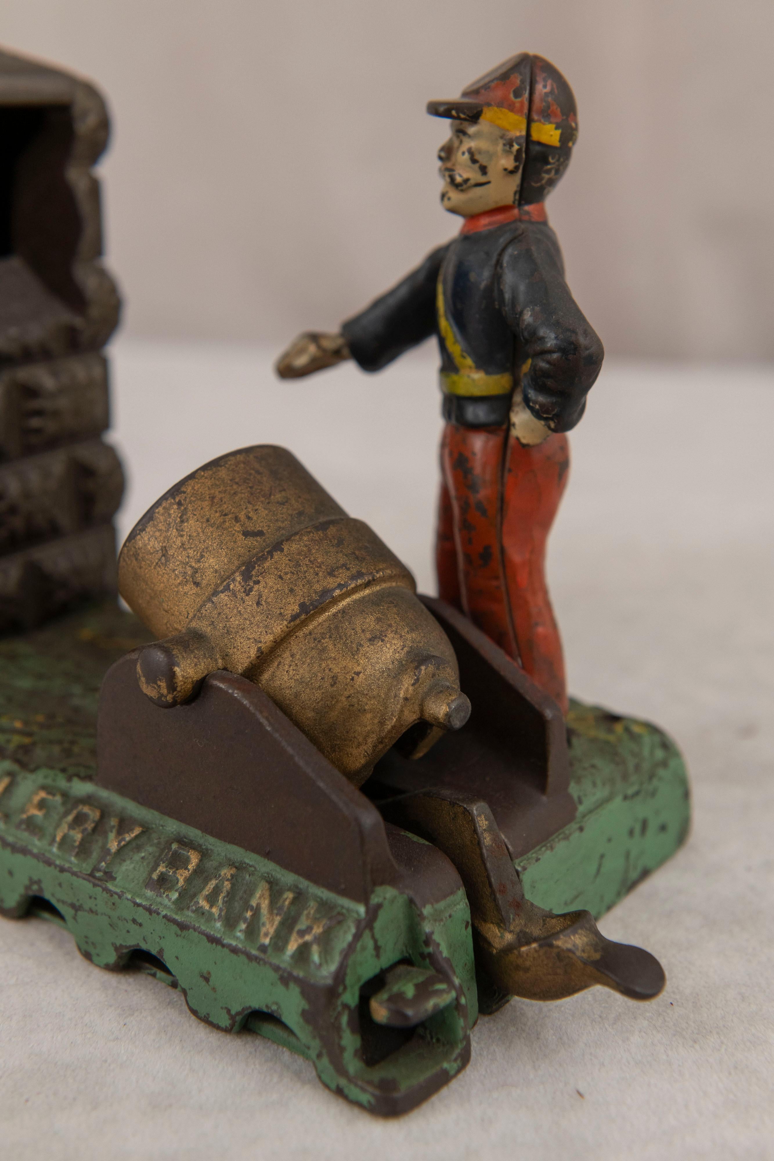 Fin du XIXe siècle Banque d'artillerie mécanique de J & E. Stevens, vers 1890, entièrement d'origine en vente